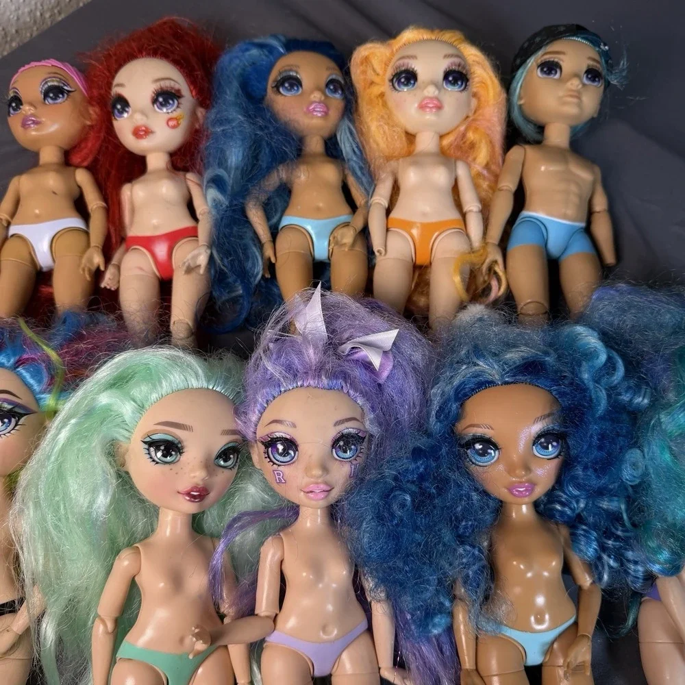 Rainbow High Dolls Lot Of 10 Avery‎ Styles Ruby Anderson Skyler Bradshaw River